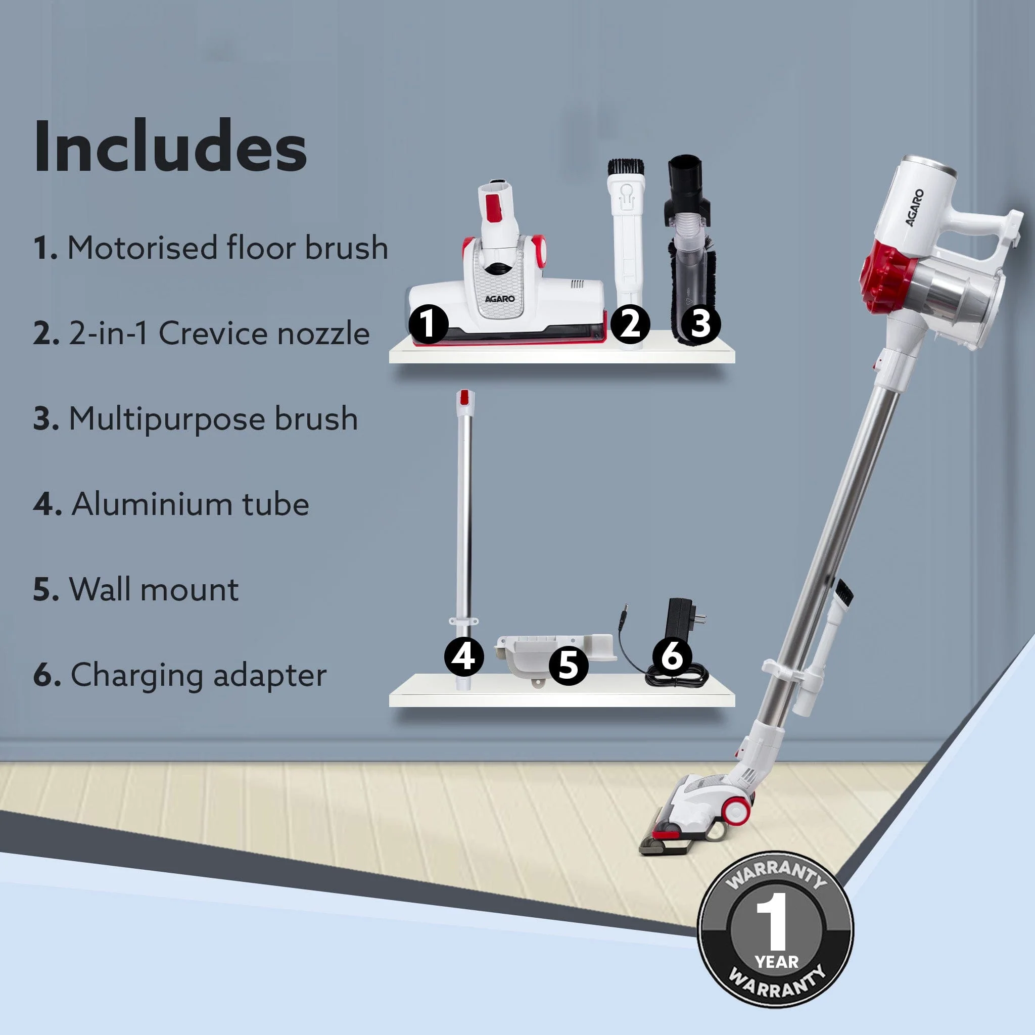 Regency Cordless Stick Vacuum Cleaner - Image 7