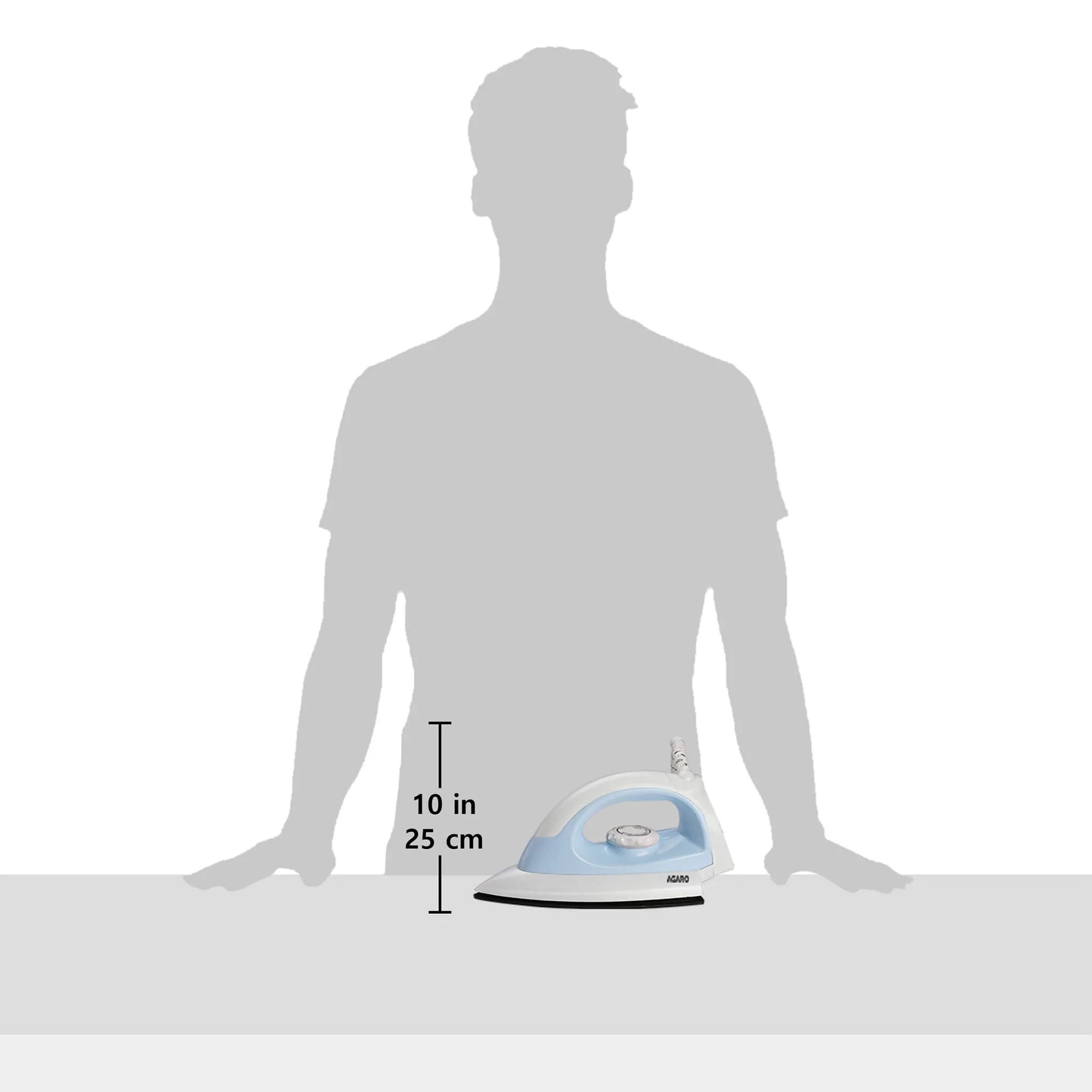 Electric Dry Iron - Blue - Image 6