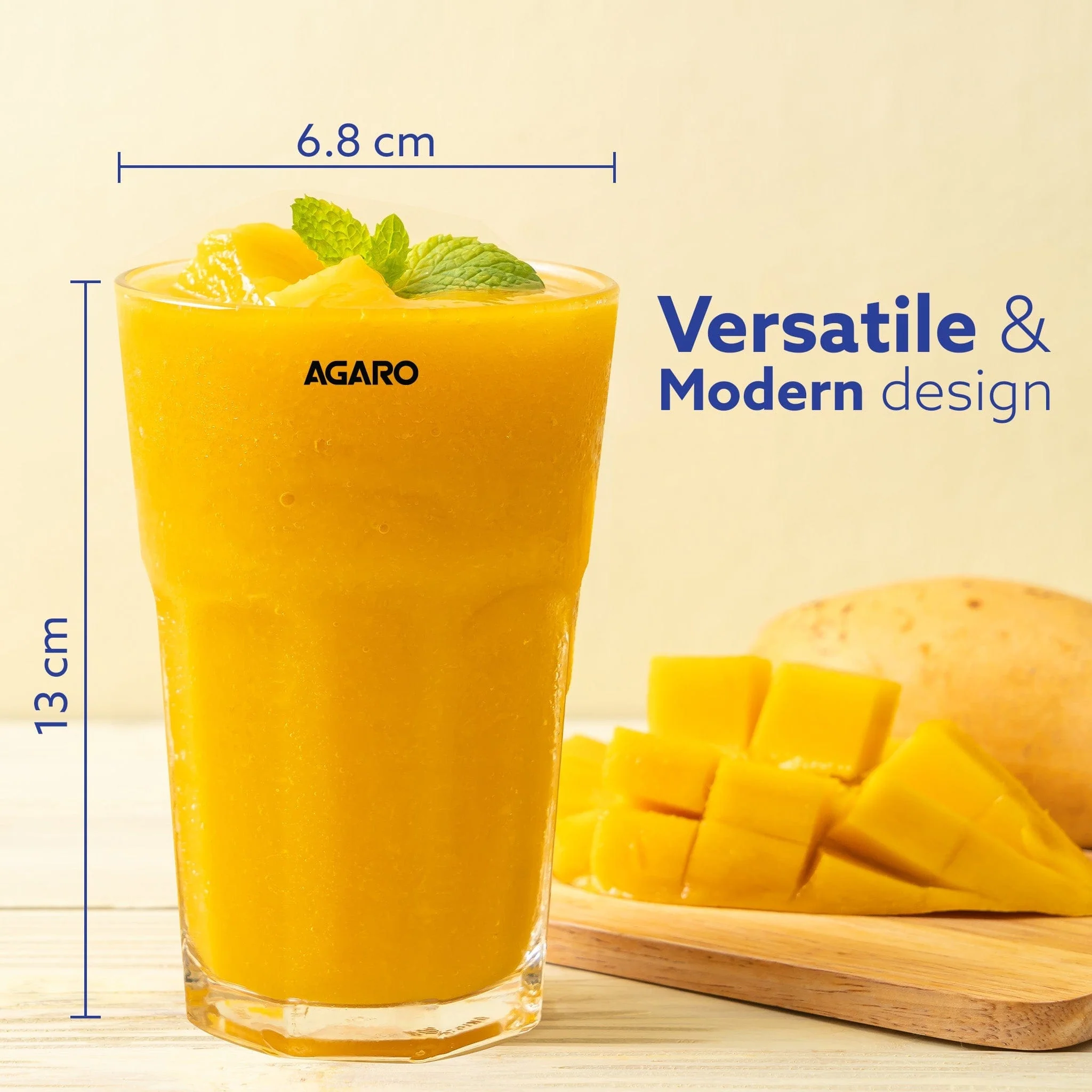 Elegant 410 ml Glasses Set of 6, Transparent Drinking Water Glass Set, Glass Tumbler for Water, Cold Drink, Juice, Dishwasher Safe, for Daily Use & Gifting - Image 12