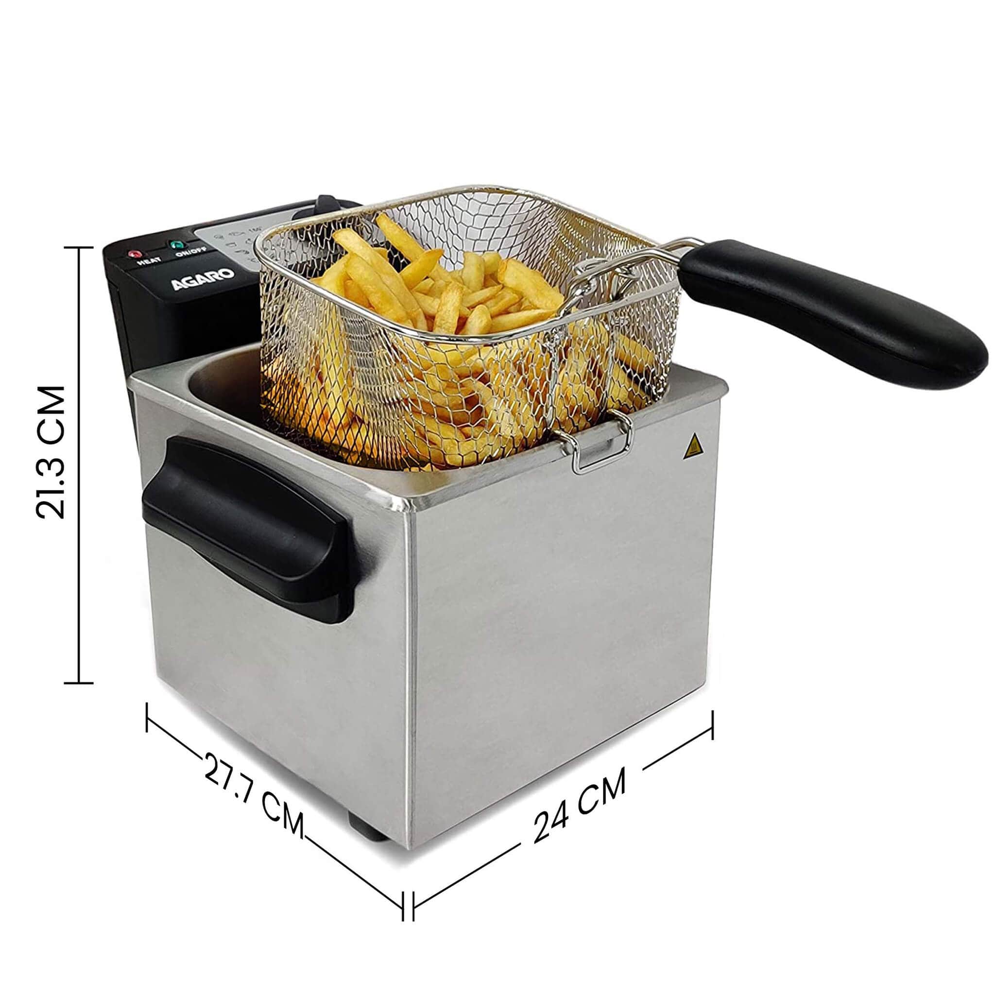 Marvel Deep Fryer - 2L - Silver - Image 6