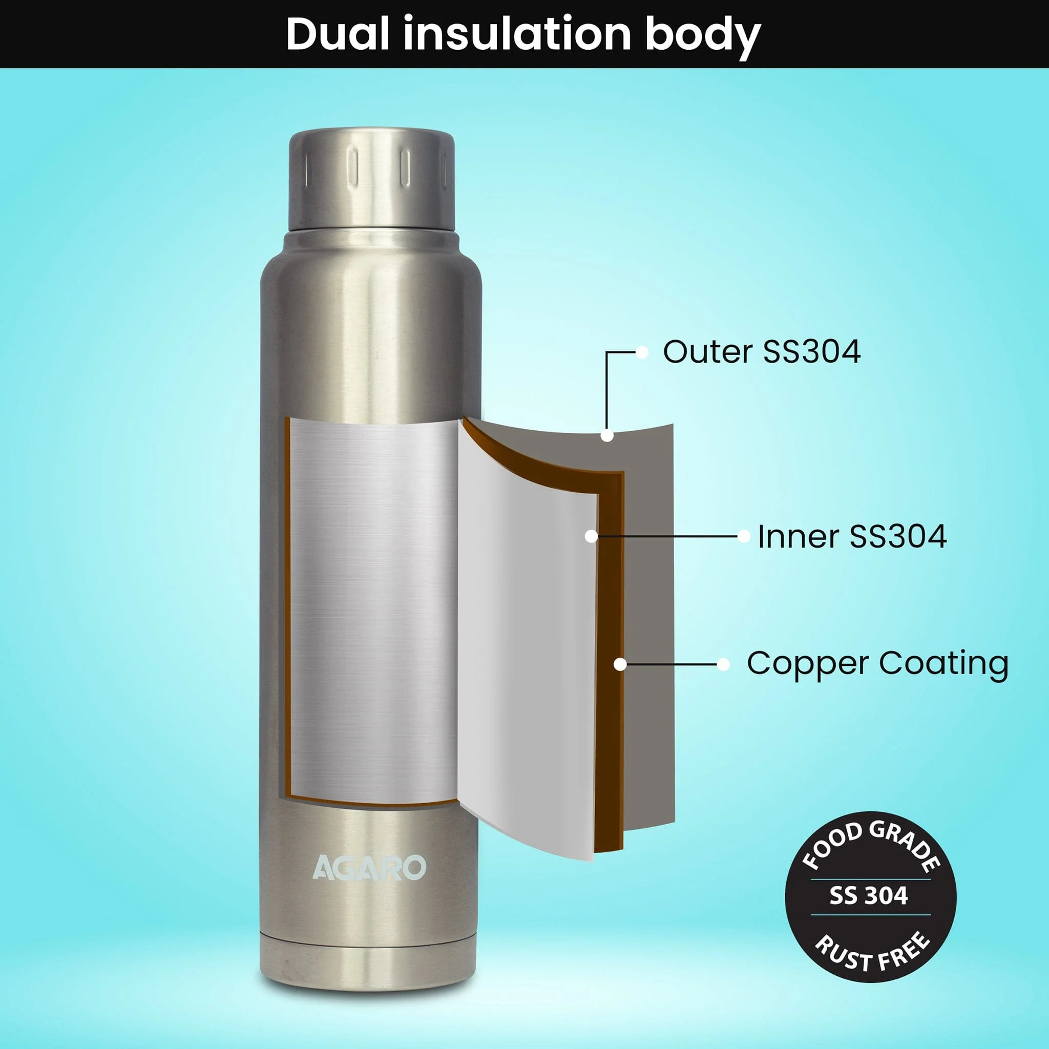 Regal Vacuum Flask 450ml - Image 4